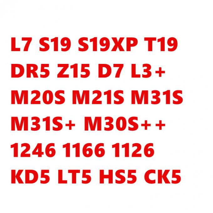 L7 M30s++ M30s M31s 110th 112th Kd5 Kdbox PRO All Kinds of Miner