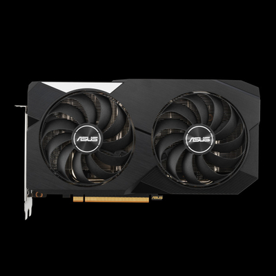 Double Fan Asus Dual Rx6600 8g 128bit
