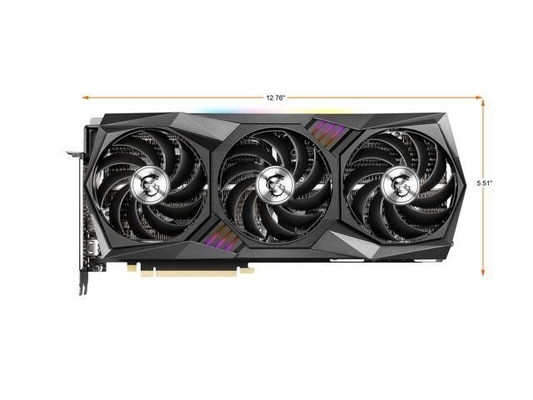 Rectangle 256 Bit Msi Rtx3080 3X 3080ti Fan HeatSink Gtx 3090ti Graphics Cards