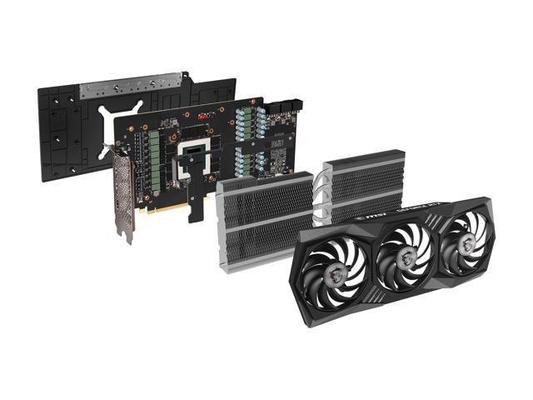 Rectangle 256 Bit Msi Rtx3080 3X 3080ti Fan HeatSink Gtx 3090ti Graphics Cards